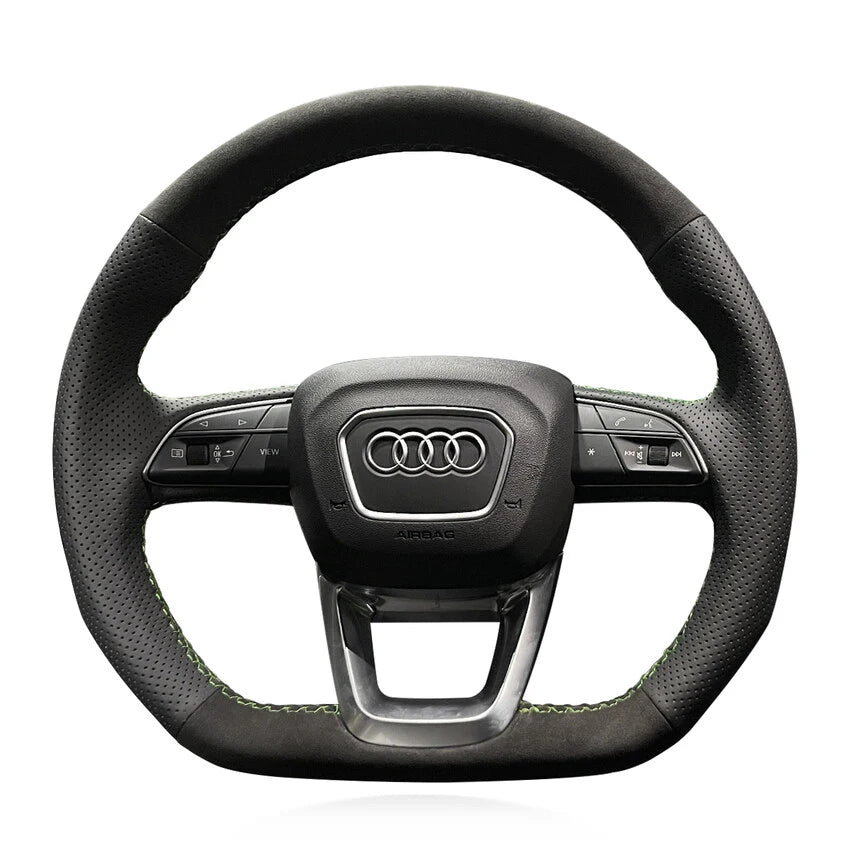 Steering Wheel Cover Kits for Audi Q3 RSQ3 Q5 SQ5 Q7 SQ7 Q8 SQ8 RSQ8 2015-2023