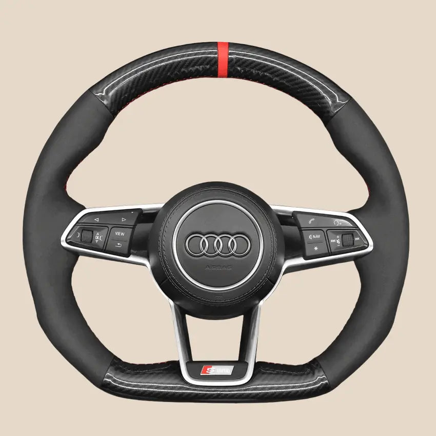 Steering Wheel Cover Kits for Audi R8 TT TTS TTRS 2016-2023