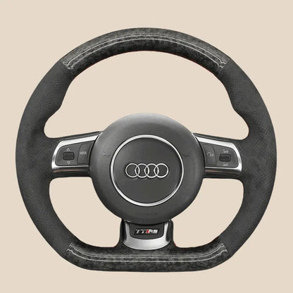 Steering Wheel Cover Kits for Audi TTRS R8 RS3 RS6 2009-2015
