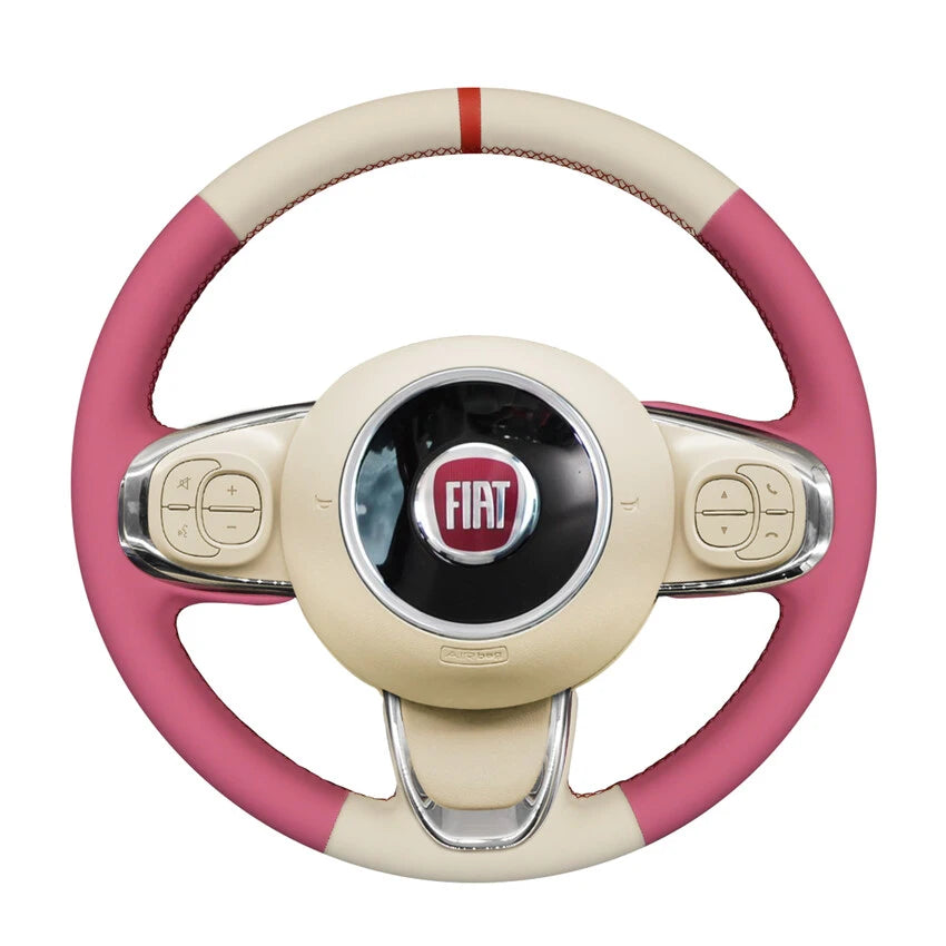 Kits de fundas para volante para Fiat 500 500C 2015-2021