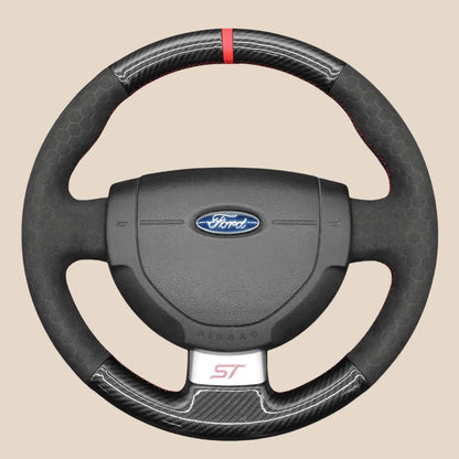 Steering Wheel Cover Kits for Ford Fiesta MK6 ST RS Fusion Transit Connect 2002-2013
