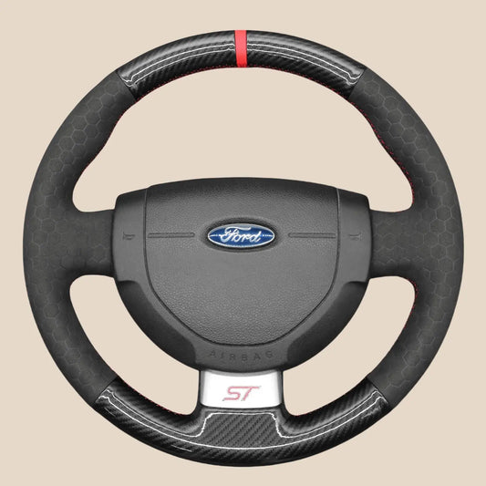 Steering Wheel Cover Kits for Ford Fiesta MK6 ST RS Fusion Transit Connect 2002-2013