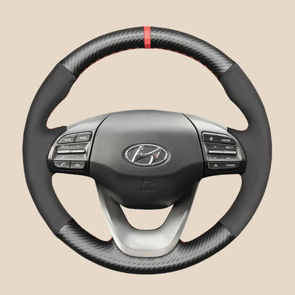 ヒュンダイ コナ 2017-2023 用ステアリングホイール カバー キット