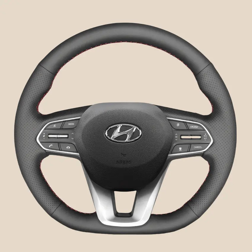 ヒュンダイ サンタフェ パリセード 2018-2020 用ステアリングホイール カバー キット