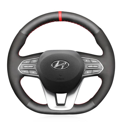 ヒュンダイ サンタフェ パリセード 2018-2020 用ステアリングホイール カバー キット