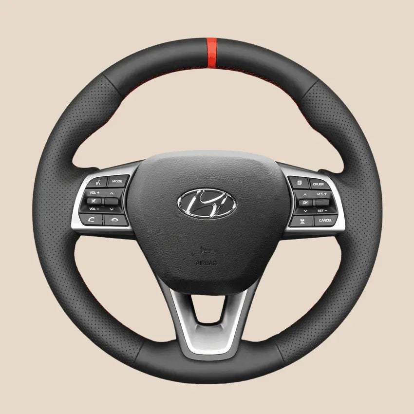 ヒュンダイ ソナタ VII 2015-2019用ステアリングホイールカバーキット