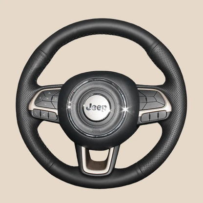 ジープ コンパス II レネゲード 2014-2023 用ステアリングホイールカバーキット