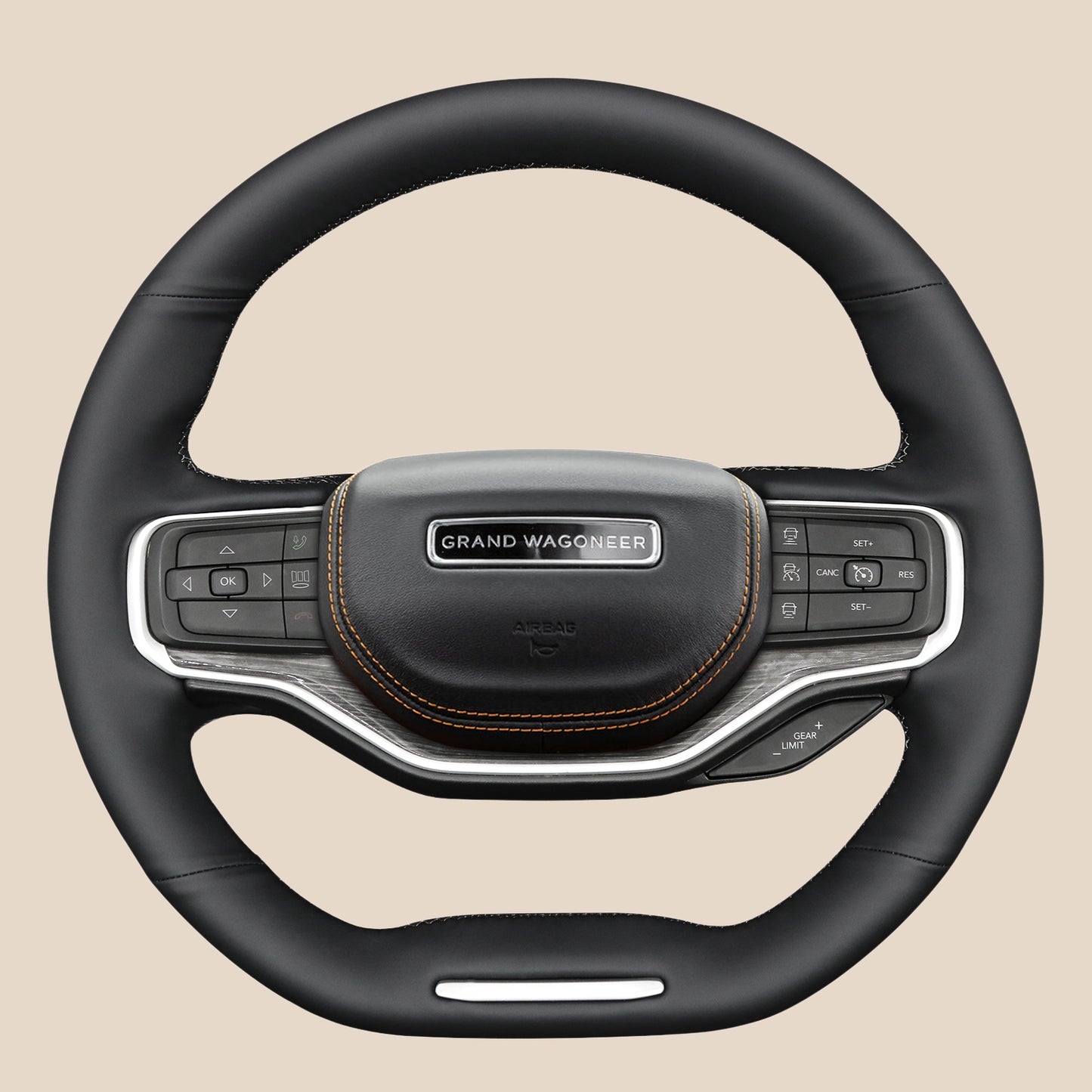 Steering Wheel Cover Kits for Jeep Grand Wagoneer 2022 2023 2024 2025 2026