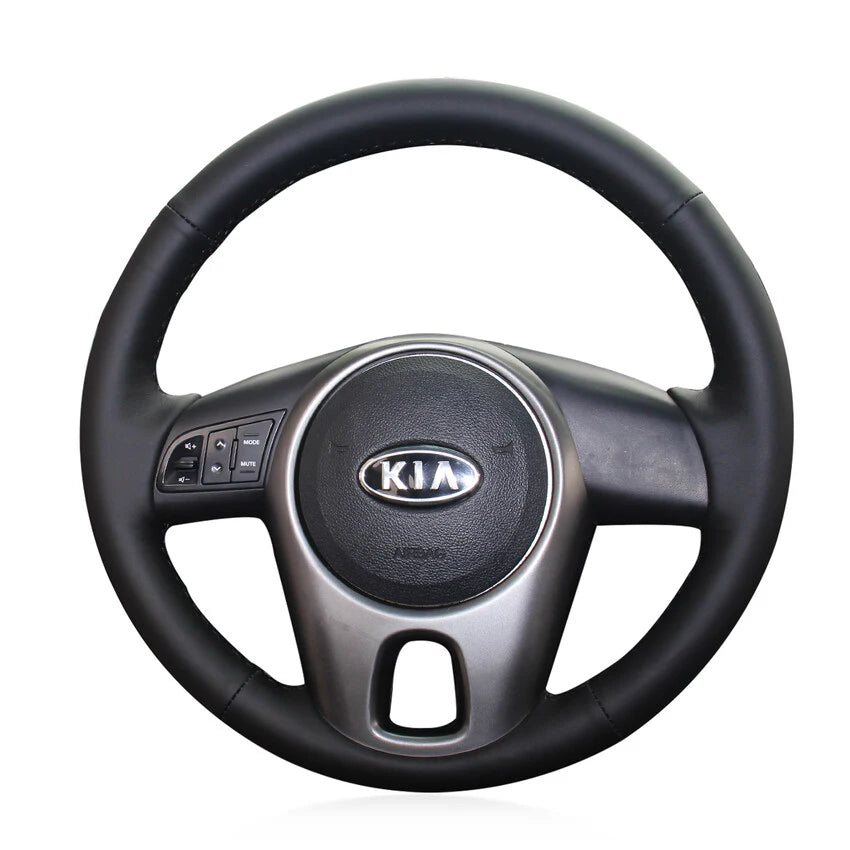 Kits de fundas para volante para Kia Forte Koup Forte5 Rio Soul Picanto Rio 2 Venga Cerato 2 2009-2014