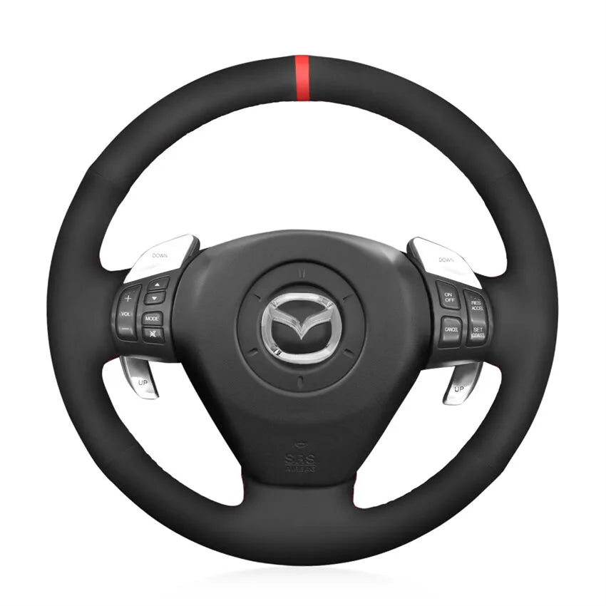 マツダ RX-8 RX8 2003-2008 用ステアリングホイールカバーキット マツダ RX-8 RX8 2003-2008 用ステアリングホイールカバーキット
