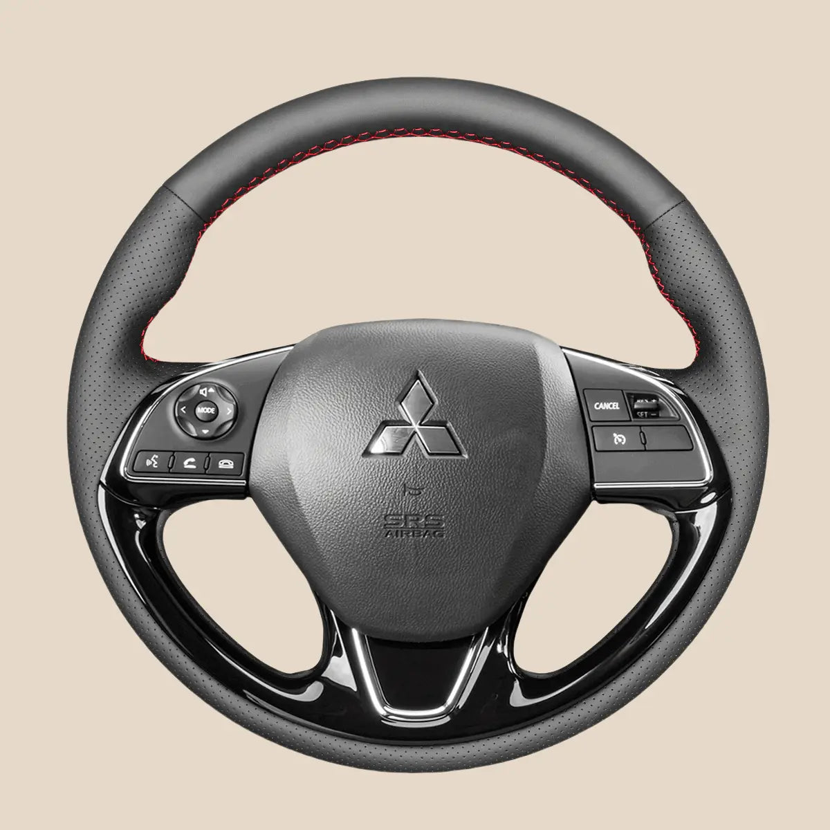 Steering Wheel Cover Kits for Mitsubishi Eclipse Cross Mirage G4 Outlander Sport ASX 2015-2022