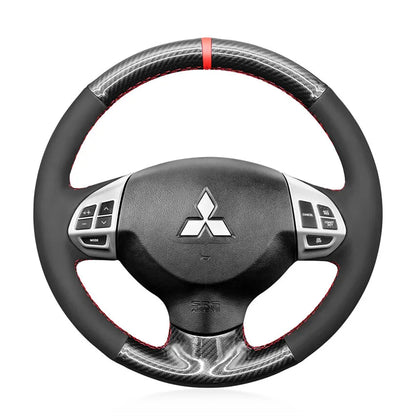 Steering Wheel Cover Kits for Mitsubishi i-MiEV Lancer 9 IX  Lancer Sportback Outlander Sport ASX Colt L200 Challenger Triton 2007-2017