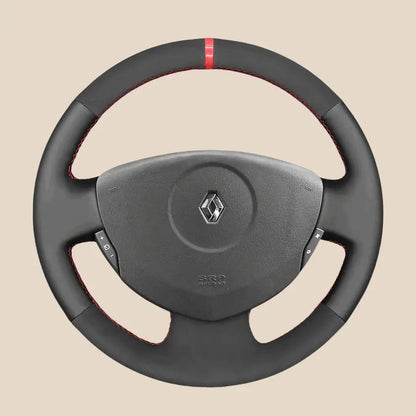 ルノー クリオ 2 トゥインゴ 2 ローガン 1 サンデロ 1 2001-2015 用ステアリングホイールカバーキット