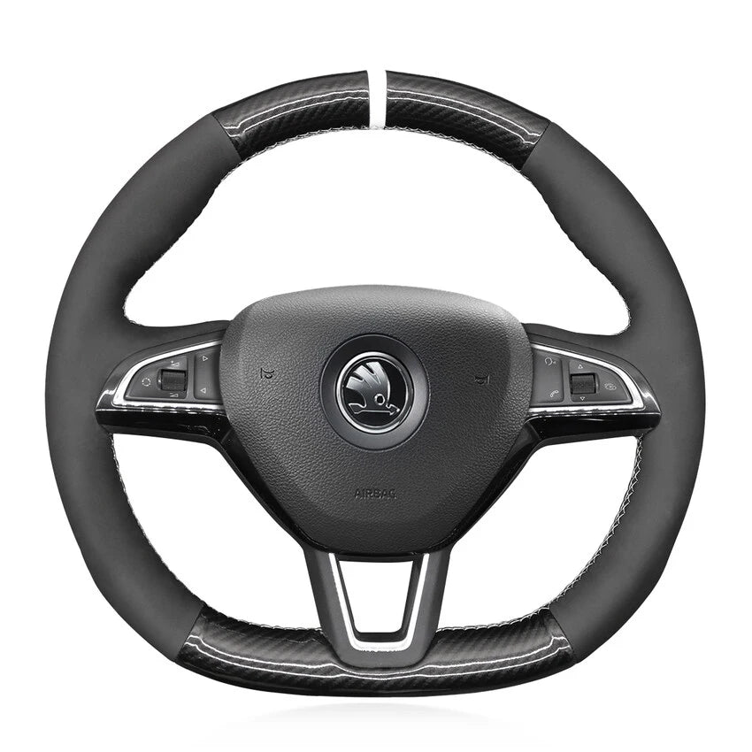 Lenkradbezug-Sets für Skoda Octavia Fabia Kodiaq Citigo Superb Scala Kamiq 2015–2022