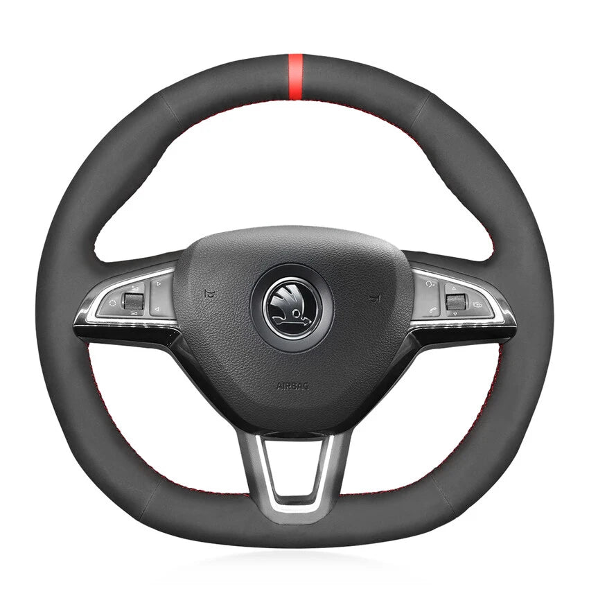 Lenkradbezug-Sets für Skoda Octavia Fabia Kodiaq Citigo Superb Scala Kamiq 2015–2022