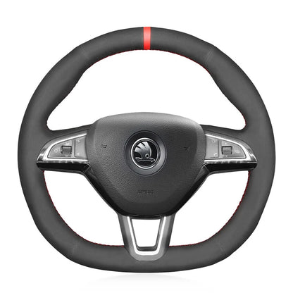 Lenkradbezug-Sets für Skoda Octavia Fabia Kodiaq Citigo Superb Scala Kamiq 2015–2022