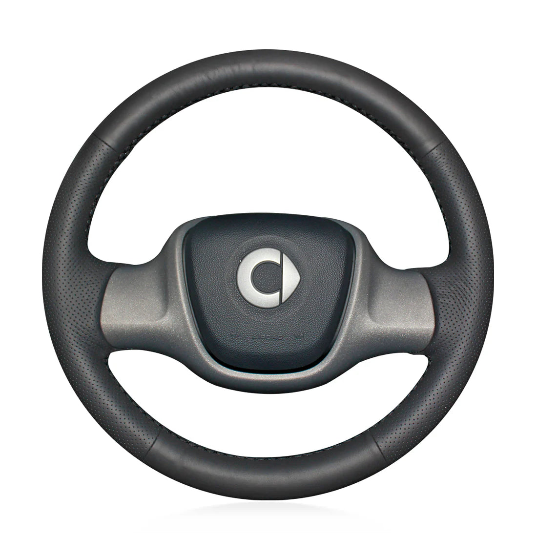 Coprivolante per auto per Smart Fortwo III Cabrio (A453) 2014-2019, accessori decorativi per la protezione del volante segmentato antiscivolo,D Coprivolante per auto per Smart Fortwo III Cabrio (A453) 2014-2019, accessori decorativi per la protezione del volante segmentato antiscivolo,D