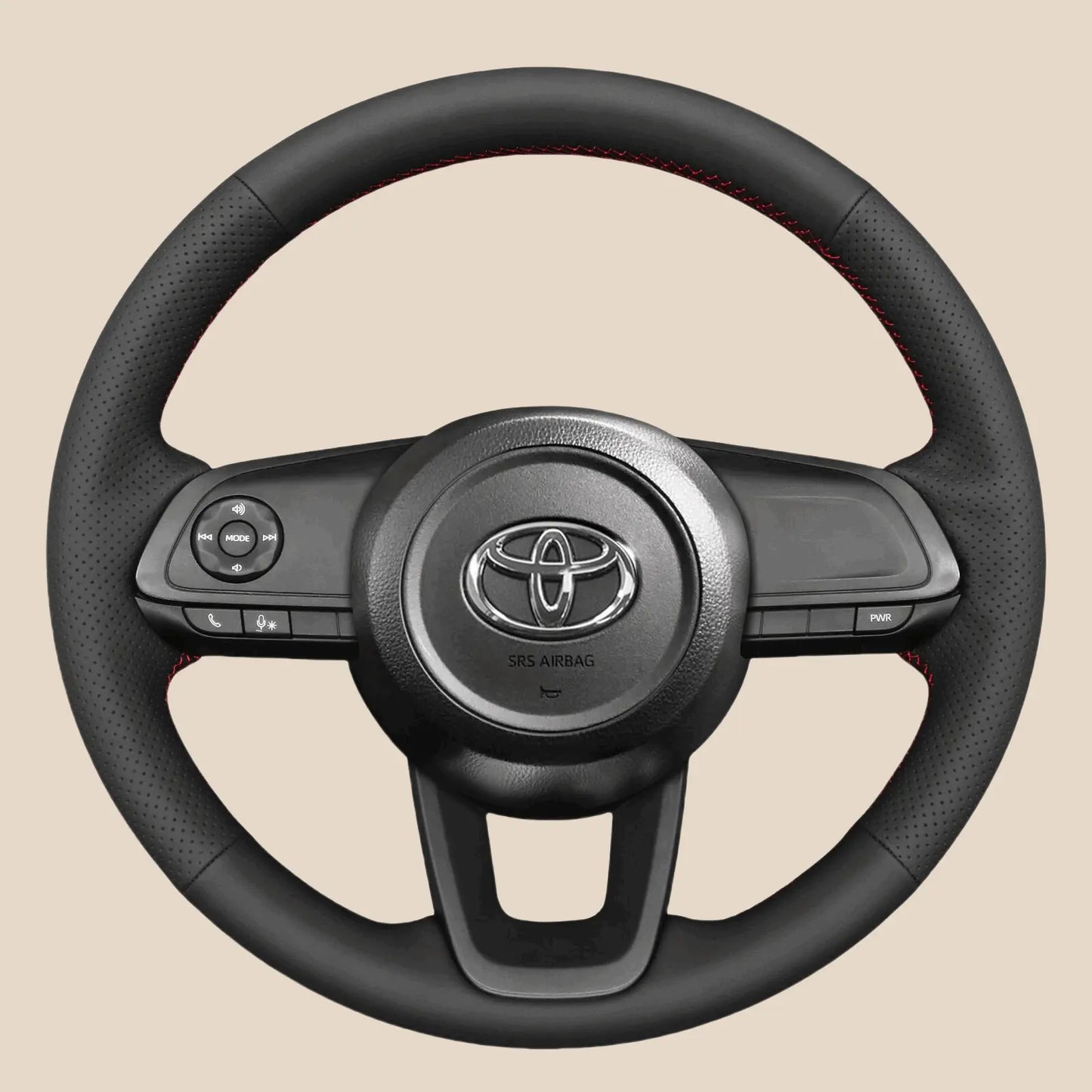 Steering Wheel Cover Kits for Toyota Agya Thor Roomy Rocky Raize 2019-2023