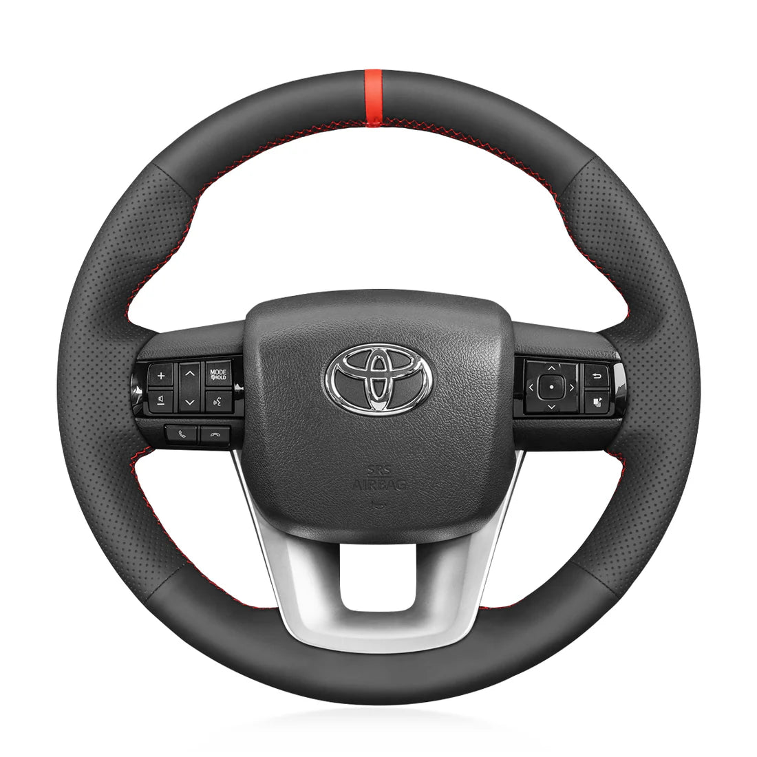 Steering Wheel Cover Kits for Toyota Hilux Fortuner II Land Cruiser J76 J78 2015-2025