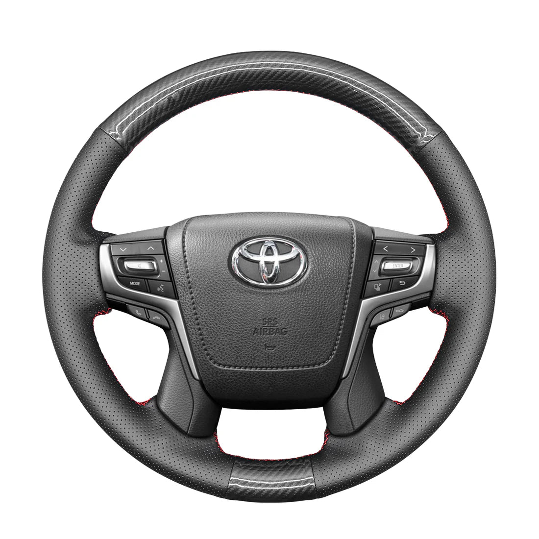 Lenkradbezug-Kits für Toyota Land Cruiser Prado Crown 2013-2024