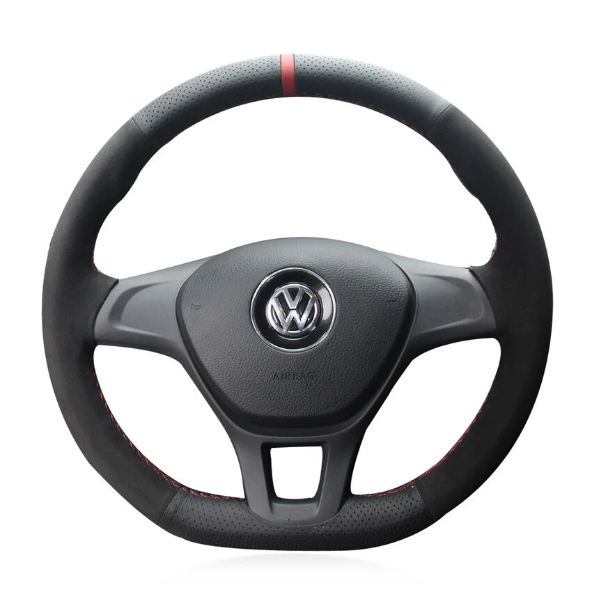 Steering Wheel Cover Kits for Volkswagen VW Golf 7 Polo 5/6 Jetta Up Passat B8 T-Roc Touran Caddy Crafter 2013-2021