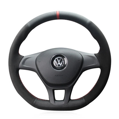 Steering Wheel Cover Kits for Volkswagen VW Golf 7 Polo 5/6 Jetta Up Passat B8 T-Roc Touran Caddy Crafter 2013-2021