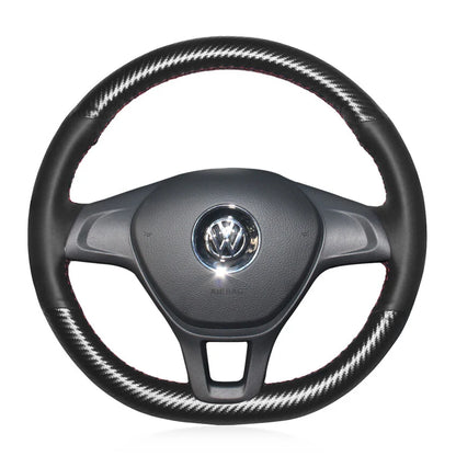 Steering Wheel Cover Kits for Volkswagen VW Golf 7 Polo 5/6 Jetta Up Passat B8 T-Roc Touran Caddy Crafter 2013-2021