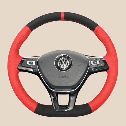 Refurbished Volkswagen LT35 Leather Steering Wheel – Black, Horn Controls Included