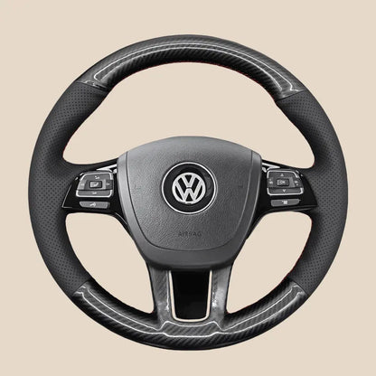 フォルクスワーゲン VW トゥアレグ 2010-2018 用ステアリングホイールカバーキット