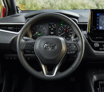 Kits de fundas para volante para Toyota RAV4, Camry VIII, Corolla Hatchback XII, Cross, Avalon, Venza, Crown (2017-2024)